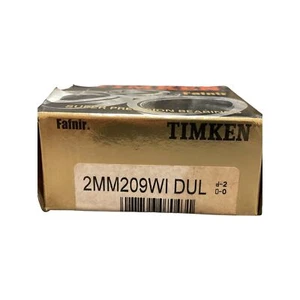 Fafnir Timken 2MM209WI DUL Angular Contact Ball Bearing Abec 9 (Sold as a Pair) - Picture 1 of 7