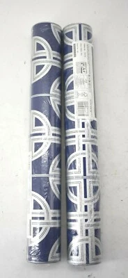 Lote de 2 rollos de papel tapiz de vinilo natural Graham & Brown asiático celosía cielo Foto 1 de 4