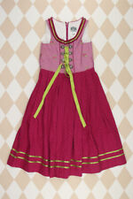 HAMMERSCHMID dress Traditional Cotton Frills Volants 110 fuchsia pink