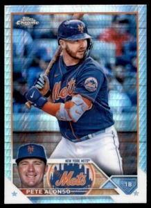 2023 Topps Chrome #75 Pete Alonso Prism Refractor - Picture 1 of 2