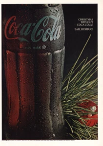 1966 Coca Cola: Bah Humbug Vintage Print Ad - Picture 1 of 1