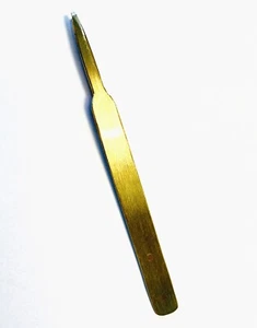 Brass tweezers for installing cartridge headshell for tonrarm turntable - Picture 1 of 4
