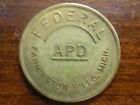 Vintage Classic Federal "APD" Parking Token