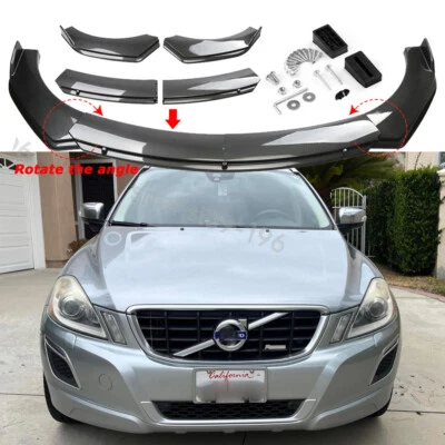 CARBON FIBER STYLE Front Bumper Lip Splitter Spoiler Body Parts for Volvo XC60 - Image 1 of 4