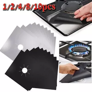 Gas Range Stove Top Burner Cover Protector Reusable Liner Clean Cook Non-stick - Picture 1 of 14