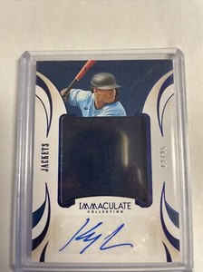 2020 Panini Immaculate Collection Seattle Mariners RC Kyle Lewis, RPA #’d 13/25