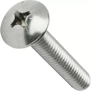 10-24 Phillips Truss Head Machine Screws Stainless Steel Wide All Lengths - Picture 1 of 97