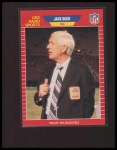 1989 Pro Set #11 Jack Buck Announcer Collectibles - Bild 1 von 2