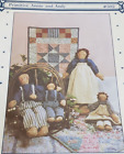 Vintage Country Threads Pattern Primitive 16" Annie and Andy #302 Uncut 1988