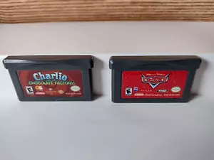 Cars & Charlie and the Chocolate Factory (Nintendo Game Boy Advance) Auth GBA - Picture 1 of 4