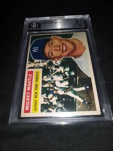 1956 Topps Baseball Mickey Mantle #135 HOF Original BGS ๐ฅโพ๐ฅ$$$$ Looks Better - Picture 1 of 6
