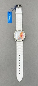 Disney WTP106 Winnie the Pooh, White silicone band analog Wrist Watch - Picture 1 of 5