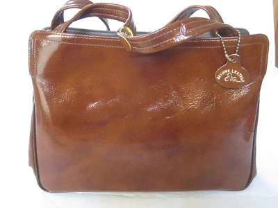 Bolso de hombro/mano vintage ETRA de cuero genuino con correa ajustable años 60 usado en excelente estado  Foto 1 de 4