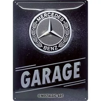 Nostalgic-Art - Garagen Blechschild Metallschild 30x40cm - Mercedes-Benz Garage