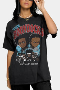 Vintage The Boondocks Shirt, Cartoon Shirt, Unisex T-Shirt Fan Gift