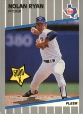 1989 Fleer Update Nolan Ryan Baseball Card #U-67 Texas Rangers HOF