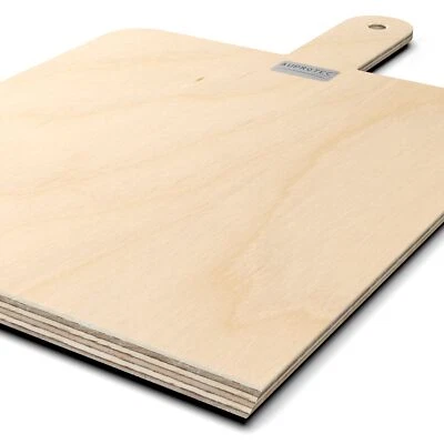 AUPROTEC Pizzabrett Holz Pizza Schaufel Brot Schieber geschliffen Modell Danny