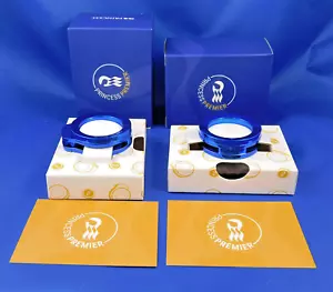 Princess Cruise Lines Premier Esclusiva Clip Blu Metallizzato Medaglione Accessorio 2 - Foto 1 di 2
