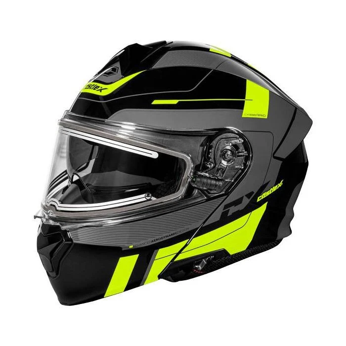 Castle X CX935 Modular Eléctrico Moto de Nieve Casco Incursión Alta Visibilidad/Carbón 35-26136 Foto 1 de 1