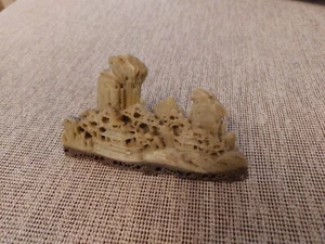 Antike chinesische Specksteinschnitzerei von Shoushan Dorf Bergblick - Bild 1 von 10