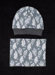  Mütze ♥ Loop Schal ♥ 2 Tlg Set ♥ Janeas Feather ♥ Handmade - Bild 1 von 1