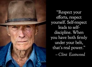 "Magnete frigorifero ispiratore Clint Eastwood 3 1/2"x 4 1/2" - Foto 1 di 1