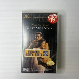 West Side Story VHS Tape Movie 1961 Colour Good Condition Natalie Wood Free Post - Picture 1 of 9