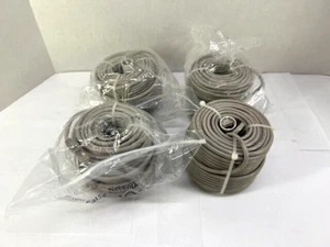 Cavo patch computer rete Ethernet CAT5 Cat5e PC beige (4) pacchetti 100' NUOVO - Foto 1 di 5