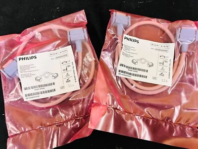 Philips IntelliVue MSL Patient Monitoring Link Cable M3081-61626 - SEALED PAIR - Image 1 of 4