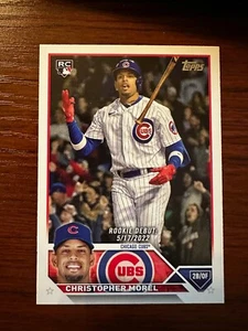 2023 TOPPS UPDATE (#US163) - CHRISTOPHER MOREL RC- CUBS - Picture 1 of 1