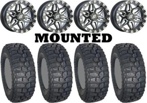 Kit 4 Broad Peak Baer X/T 32x10-15 on Split Six Beadlock Machined Nar CAN - Picture 1 of 5