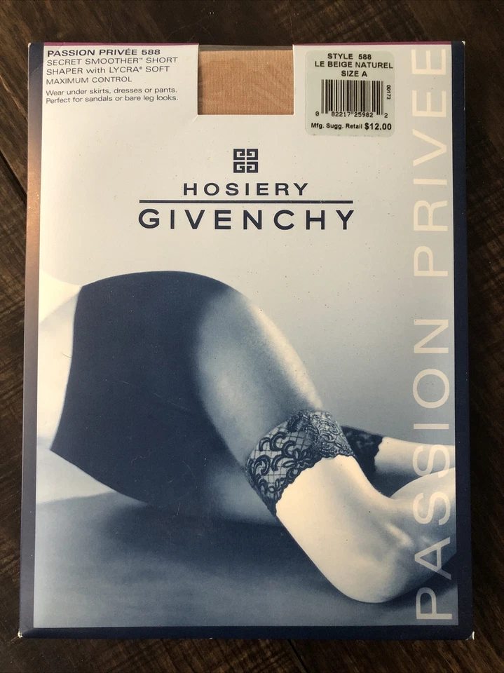 Meia-calça Givenchy Secret modeladora mais suave renda tamanho A Passion Privee bege - Imagem 1 de 4