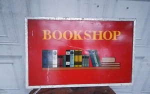 Vintage Shop Display Bookshop Sign - Picture 1 of 10