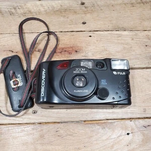 Fuji Discovery 900 Zoom Plus Camera 38-85mm Drop in Loading Pre Winding TESTED - Picture 1 of 10