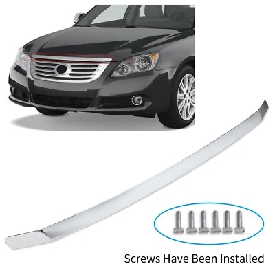 Hood Molding For Toyota Avalon 2005-2010 Front Grille Cover Chrome Trim - Image 1 of 4