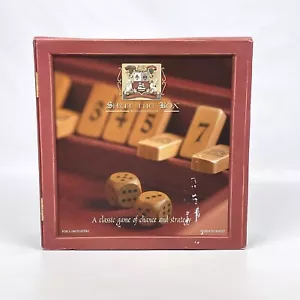 SHUT THE BOX Brettspiel Bücherregal Edition Front Veranda Klassiker Holzkiste komplett - Bild 1 von 16