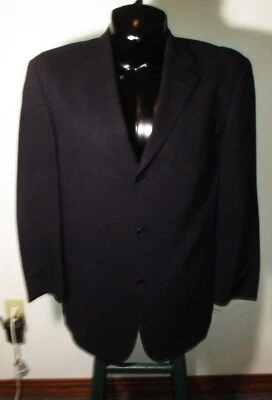 Blazer Traje Chaqueta HUGO BOSS Vintage Azul Marino Lana Talla 42R Foto 1 de 4