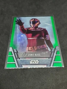 Star Wars Topps Holocron 2020 Green Parallel Insert Card N-8 Zorii Bliss - Picture 1 of 1