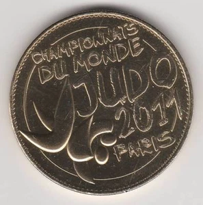 A 2011 TOKEN MEDAILLE ARTHUS BERTRAND -- 75 012 N°1 CHAMPIONNATS DU MONDE JUDO  - Picture 1 of 2