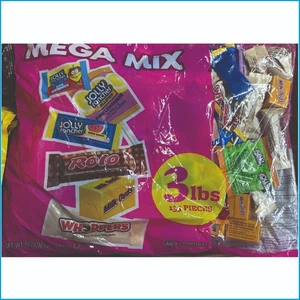 Mega Mix Candy, Assortment 135 Ea Packaged Candy, 3lbs - Picture 1 of 15