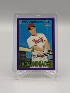 2016 Topps Heritage Purple Chrome #465 Paul Goldschmidt Diamondbacks - Bild 1 von 2