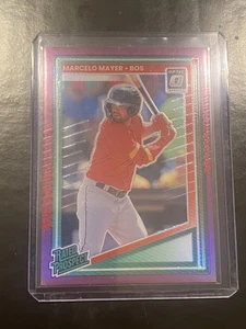 Tarjeta de radiocontrol Marcelo Mayer 2025 Donruss Optic Purple #109, #d 05/49! Boston Red Sox! - Imagen 1 de 2