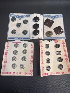 Botones vintage SEARS Superior Etc en tarjetas originales - Imagen 1 de 7