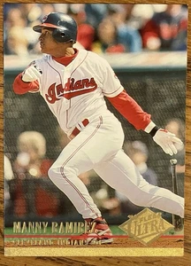 Manny Ramirez 1994 Fleer Ultra Baseball Card #351 Cleveland Indians Free Ship - Picture 1 of 3