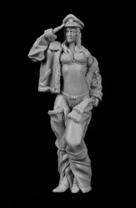 Kit Modelo Figura Resina 1/32 US Sexy Mujer Soldada Sin Montar Sin Pintar - Imagen 1 de 2