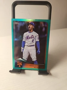 2025 Topps Flagship Collection Francisco Lindor Green Parallel # 21/99 Mets - Picture 1 of 2