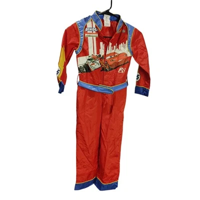 Disfraz de traje de carreras completo para niños Disney Cars Lightning McQueen 5/6 Foto 1 de 3