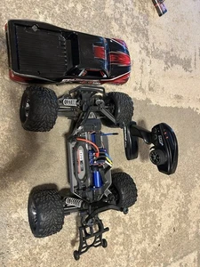 Traxxas Stampede 4X4 VXL 1/10 Brushless RC Monster Truck w/ TQi Remote - Picture 1 of 7