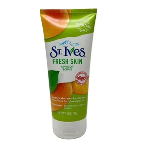 St. Ives Fresh Skin APRICOT SCRUB 6oz Paraben Free Dermatologist Tested Oil Free - Picture 1 of 4