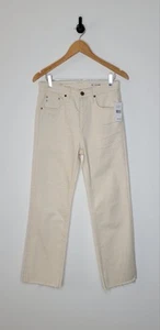 AG Adriano Goldschmied Kinsley High Rise Pop Crop Jeans Soft Sands - Picture 1 of 14